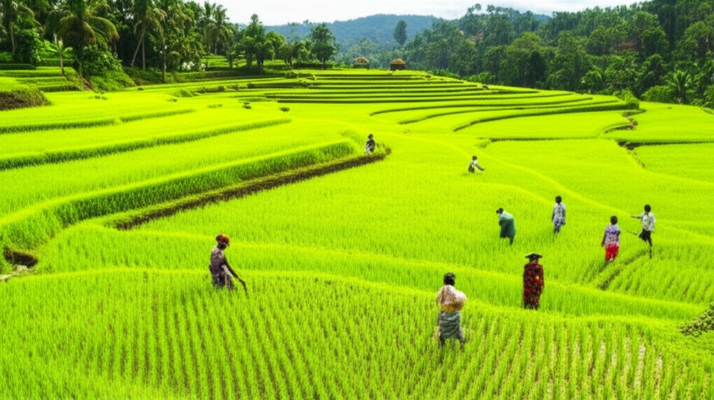 Golden Paddy Fields